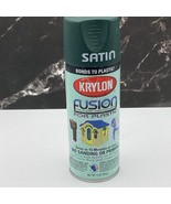 Krylon Fusion for Plastics Satin 2424 Hunter Green Spray (Dented Can) - $471.03 MXN