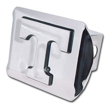 tennessee logo chrome emblem shiny trailer hitch cover made in usa - £60.10 GBP