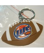 Keychain Miller Lite Football Never Used Mint 2 1/4&quot;L Beer Advertising R... - £5.53 GBP