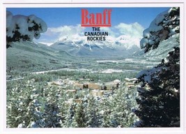 Postcard Town Of Banff Bow Valley Canadian Rockies Alberta - $2.96