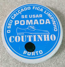 Vintage Antique Tin Can Grease ✱ COUTINHO 2 ✱ Shoe Polish Full Portugal ... - £11.18 GBP