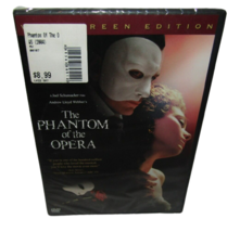 The Phantom of the Opera (DVD) Widescreen Brand New &amp; Sealed 2005 PG-13 Movie - £6.45 GBP