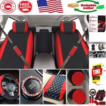 Chic Red &amp; Black Rhinestone Car Interior Set - 17 Essentials for Women D... - $72.72 CAD