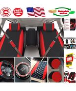 Chic Red &amp; Black Rhinestone Car Interior Set - 17 Essentials for Women D... - $959.90 MXN