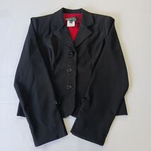 Suits Us 201779D Women’s Black 3-Button Blazer Jacket Size 9/10 - $23.75