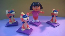 Dora the Explorer Dora &amp; Swipe Cake Topper Set (4 pieces) - $5.00