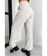 Light Grey Cross-Waist Wide Leg Lounge Pants - €16,79 EUR