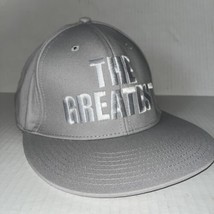 Forever 21 The Greatest Snap Back Hat Cap Adult Adjustable Gray Mens Fashion Nwt - £18.79 GBP