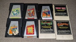 Lot Of 8 Atari 2600 Parker Bros/Coleco Star Wars,Spider-man Games EtcAll Tested - £39.41 GBP