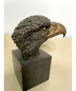 Signed Bronze Eagle Bust Statue Sculpture, Make offer welcome! - $1,041.35 CAD