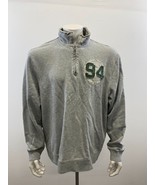 Old Navy Basic Issue 1/4 Zip Sweatshirt Men&#39;s XXL Gray Mock Neck Long Sl... - $223.28 MXN