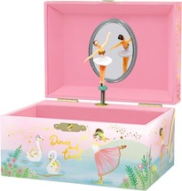 Musical Ballerina Jewelry Box for Girls - Kids Music Box with Spinning Ballerina - £26.37 GBP