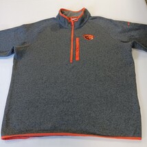 Columbia XM8695 Men's Gray/Orange 1/4 Zip Pullover Sweatshirt Size XL  image 14