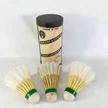 Vintage Wright &amp; Ditson Badminton Shuttlecocks REAL FEATHERS Set A - £15.58 GBP