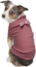 Fashion Pet Flirty Pearl Dog Sweater Pink Medium - £37.27 GBP