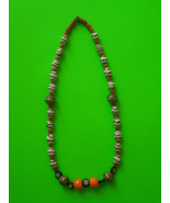 Beautiful handmade multicolor vintage pendant necklace. - $110.75 CAD