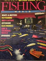 Fishing World Jan 1992, Fly Fishing, Bait-casting, Down Riggers - $58.59 MXN