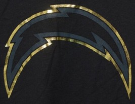 NFL Licensed Los Angeles Chargers Youth Medium Black Gold Tee Shirt image 2