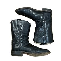 Men’s Black Justin Roper 3133 Western Boots 8.5 D - £36.53 GBP