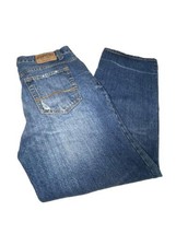 Men Aeropostale 34x30 Jeans Benton Original Bootcut Pants Blue Medium Wash - £14.11 GBP