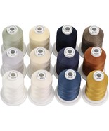 New brothread 18 Options Multi Purpose 100 Mercerized Cotton Threads 50S/3  - $57.59 CAD