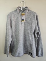 Eddie Bauer Pullover Sweater Fleece, Gray, Men&#39;s M NWT - $367.88 MXN