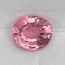 CERTIFIED Natural Padparadscha Sapphire 0.61 Cts Oval Loose Gemstone Jewels - £235.68 GBP