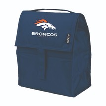 NFL Denver Broncos Freezable Lunch Bag Blue Beach Sports Lunchbox NEW - £17.32 GBP