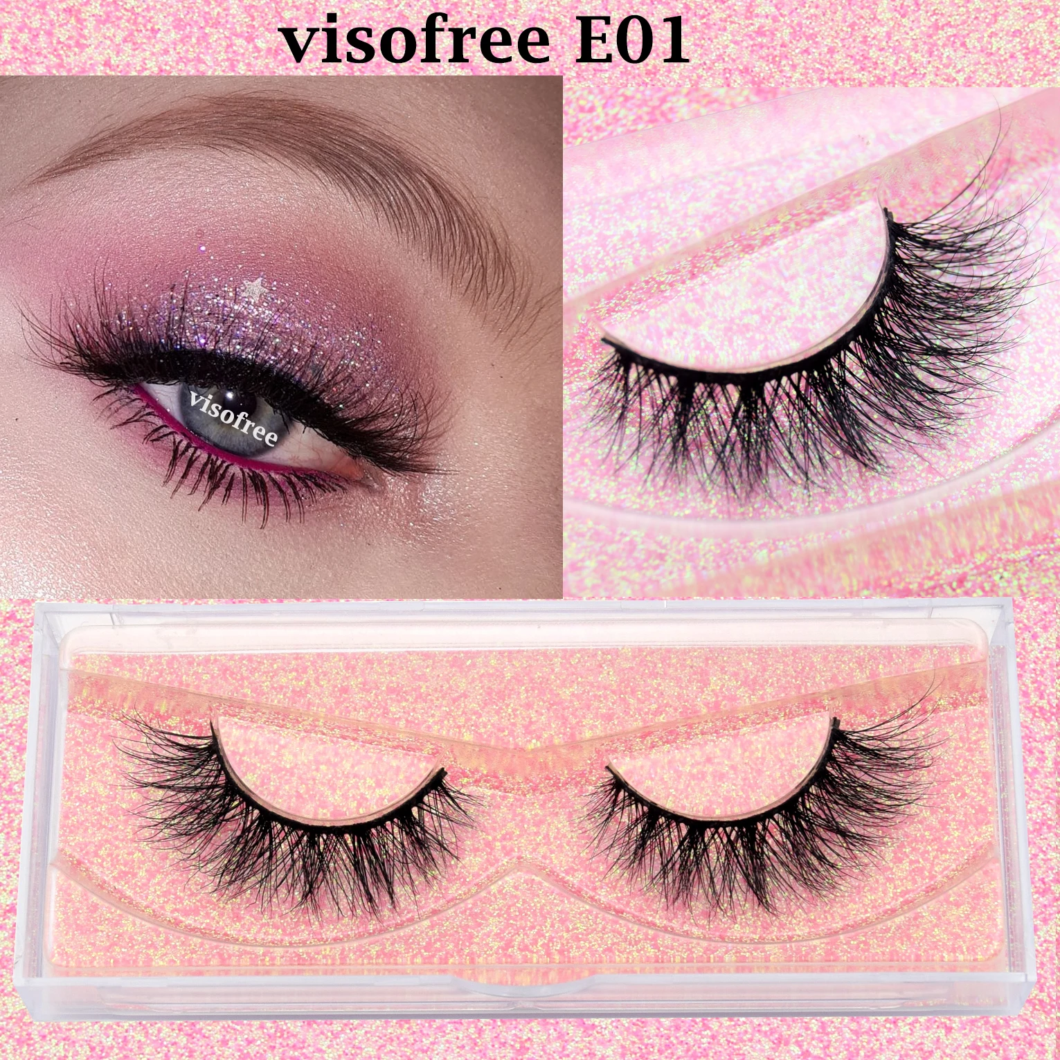 Ink lashes natural handmade volume soft lashes long eyelash extension real mink eyelash thumb200