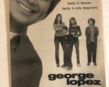 George Lopez TV Guide Print Ad TPA6 - $4.94