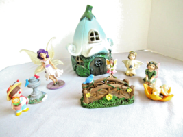 Tiny Treasures Woodland Fairytale house garden figures  bridge accessories - £17.29 GBP