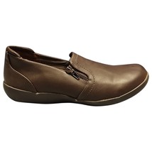 Judith Slip-On Loafers Men&#39;s Size 9M Brown Faux Leather Comfort Closed Toe - $30.42