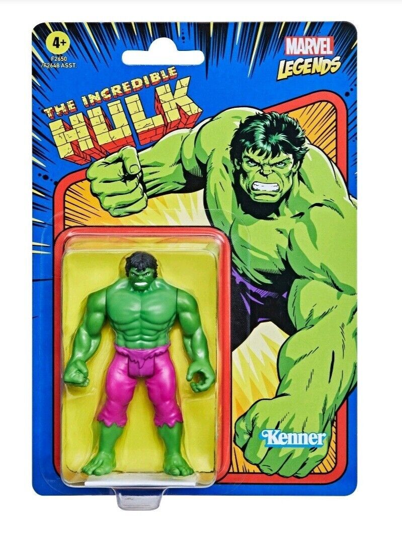 Primary image for NEW SEALED 2021 Marvel Legends Retro Incredible Hulk Action Figure