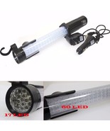 RECHARGEABLE 77 LED CORDLESS WORK FLASH LIGHT WORKLIGHT w/ Li-Ion Battery - $30.81