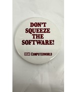 1980&#39;s? Dont Squeeze The Software Computerworld 2 1/4&quot; Litho Advertising... - €7,27 EUR