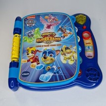VTech Paw Patrol Mighty Pups Super Paws Touch &amp; Teach Electronic Word Book Toy - £10.17 GBP