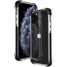 Transparent TPU 2 in 1 Shockproof Case for iPhone 11 6.1&quot; BLACK - £6.14 GBP