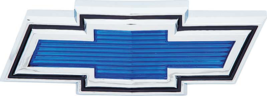 OER Blue Bow Tie Grille Emblem GM Licensed For 1971-1972 Chevy Pickup Trucks - £70.90 GBP