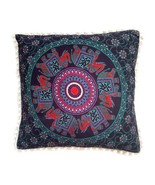 Rastogi Handicrafts White Color Pom Pom Cushion Cover Pillow Cases Sofa ... - $10.29