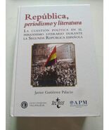 Republica Journalismus Und Literatur Javier Gutierrez Palast 2005 Buch S... - $524.75 MXN