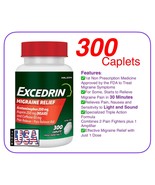 300 Caplets, Excedrin Migraine for Migraine Relief, Headache Relief, - $858.94 MXN