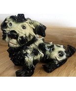 Vintage Italian Spaghetti Dog Black and White Terrier Figurine Darling P... - £24.87 GBP
