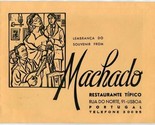 Machado Restaurante Tipico Lisbon Portugal Stewardess Photo AA DL CO TTA... - $17.82