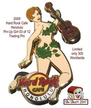 Hard Rock Cafe 2009 Honolulu Hawaii Pin Up Girl #03 Trading Pin Limited Edition - £19.48 GBP