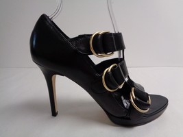 Cole Haan Size 7.5 Veronica Ot Pump Black Leather Heels Pumps New Womens Shoes - £126.60 GBP