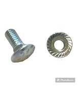 NEW Snowblower Carriage Bolt and Serrated Flange Lock Nut Hardware - Tro... - £4.66 GBP