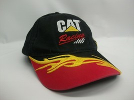 CAT Racing Youth Hat Black Hook Loop Baseball Cap - £9.57 GBP