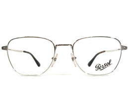 Persol Eyeglasses Frames 2447-V 518 Shiny Silver Square Full Rim 54-20-145 - $140.04