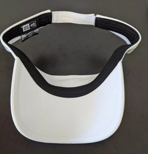 Primary image for New Era Visor White Blank Adjustable Unisex Cap Hat - NWT