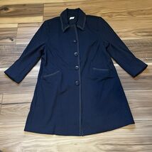 Cabi Carriage Jacket Coat 5658 Women's  Navy Unlined Dot Nautical Medium - $25.64